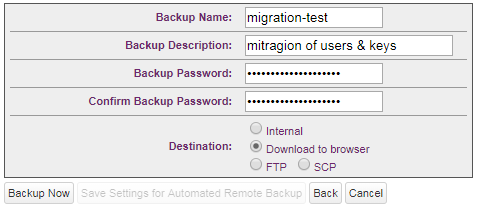 Backup File Information