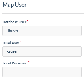 Map User - Teradata