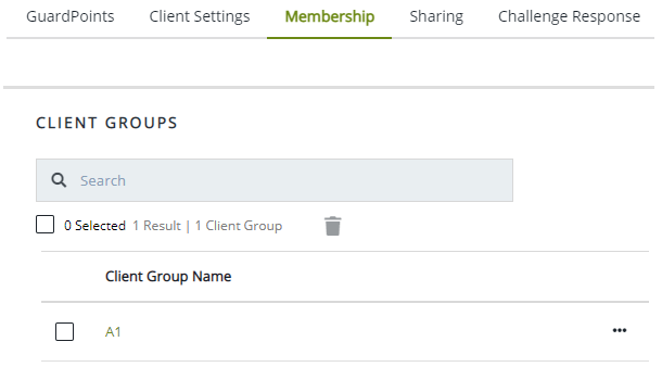 Client Membership