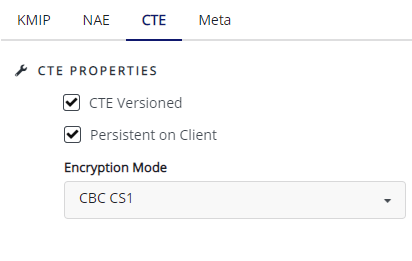 CTE Key Properties