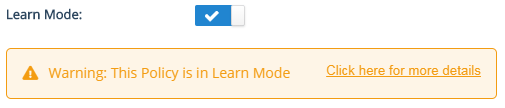 Learn Mode Toggle