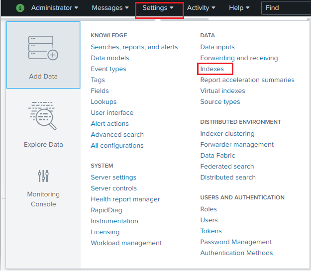 Splunk Index