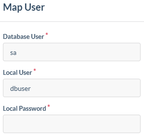 Map User - SQL