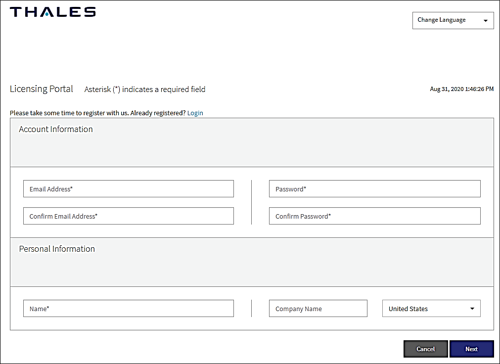 Registration Form