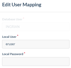 Change User Mapping