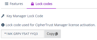 Key Manager Lock Code