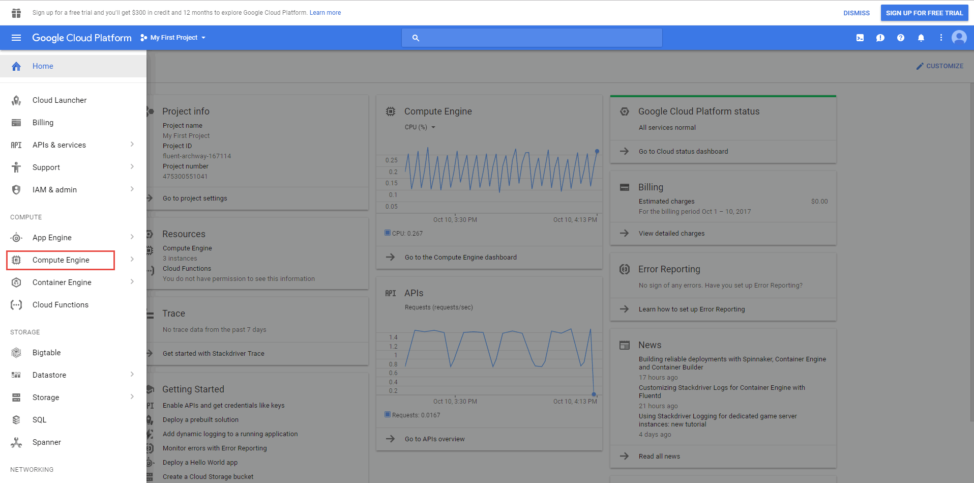 Google Cloud Console