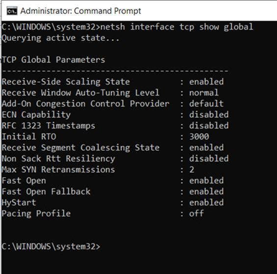 Windows Default Value