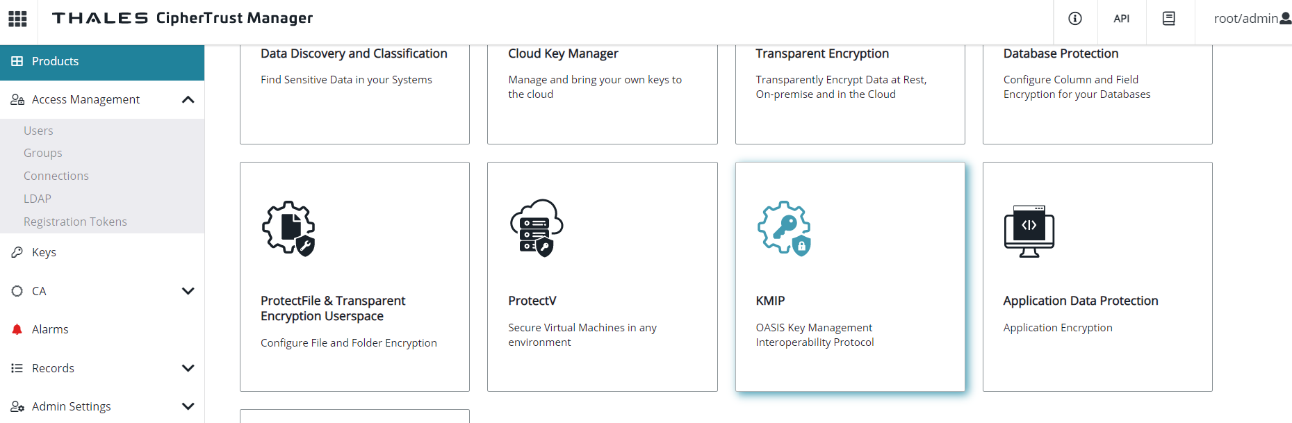 KMIP Menu