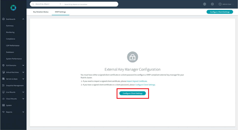 Manage Encryption