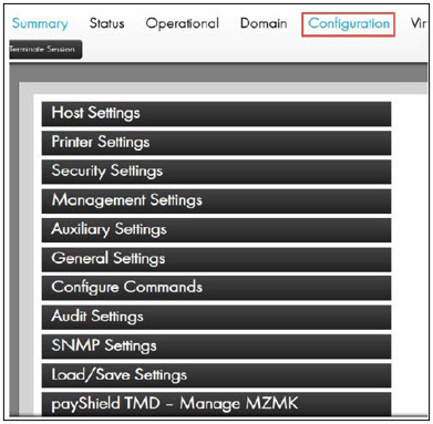 payShield Manager Main Screen