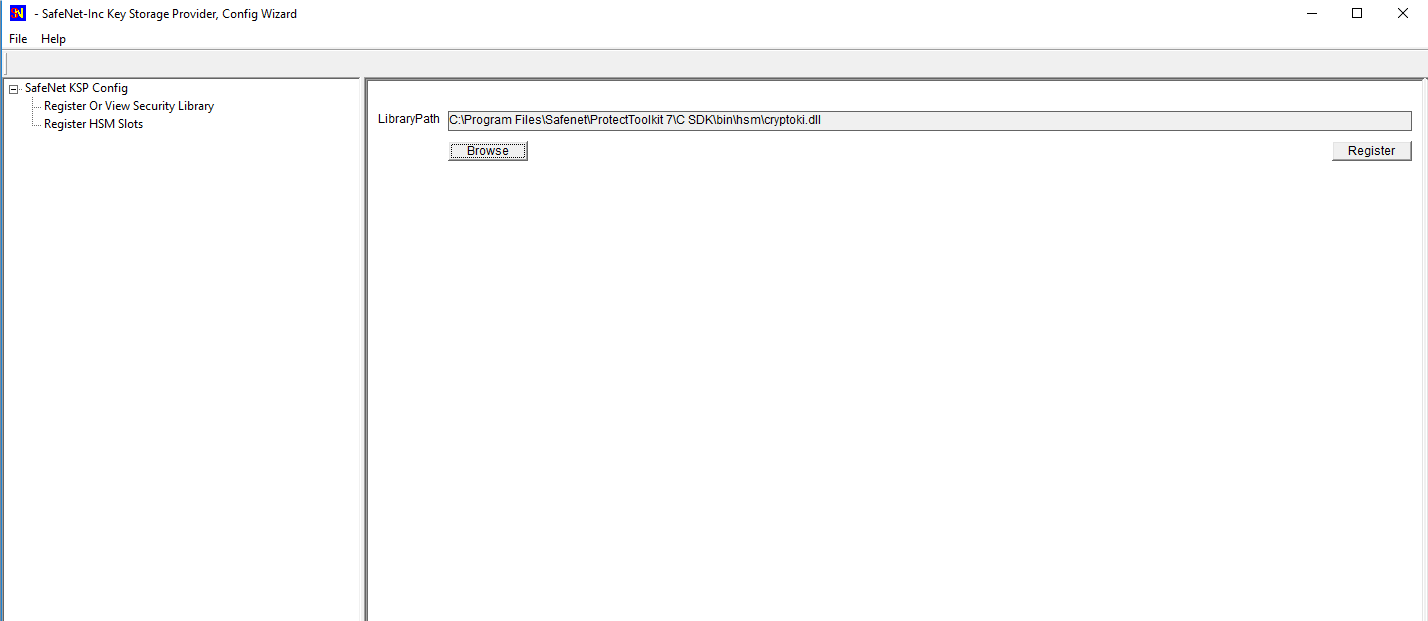 Browse the cryptoki.dll