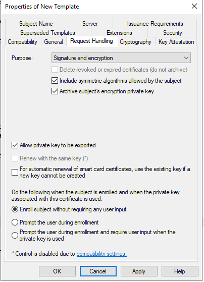 Duplicated Template Properties