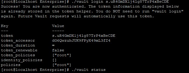 Log on to Vault