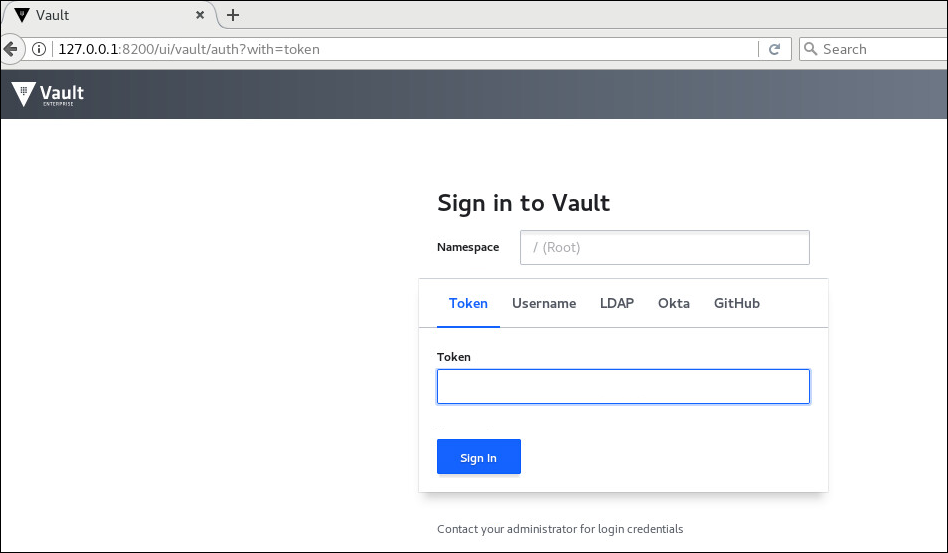 Vault UI