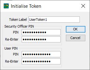 gCTAdmin Initialize Token