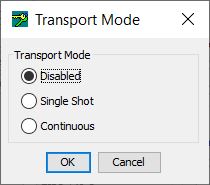 gCTAdmin Transport Mode