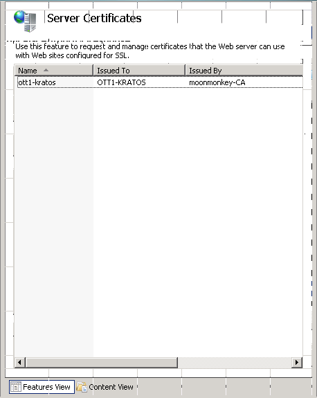 Certificate List