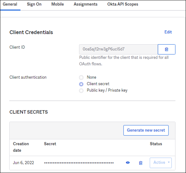 Client Authentication
