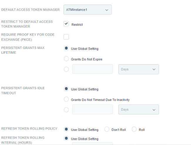 Global Settings