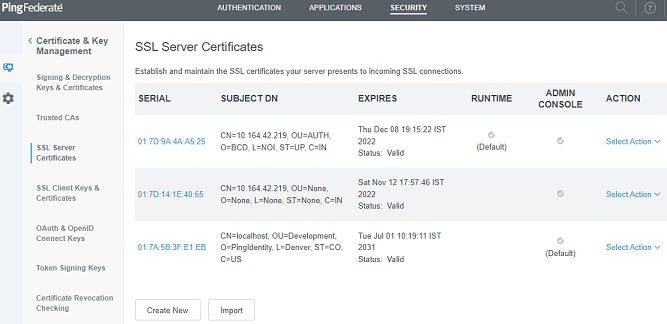 SSL Certificate