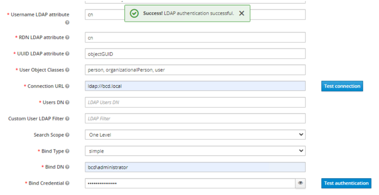 Success LDAP
