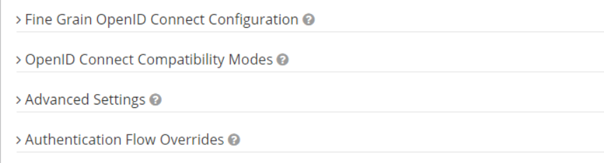 Additional Configuration