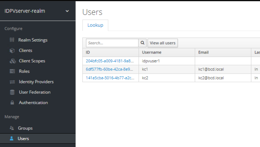 Select User