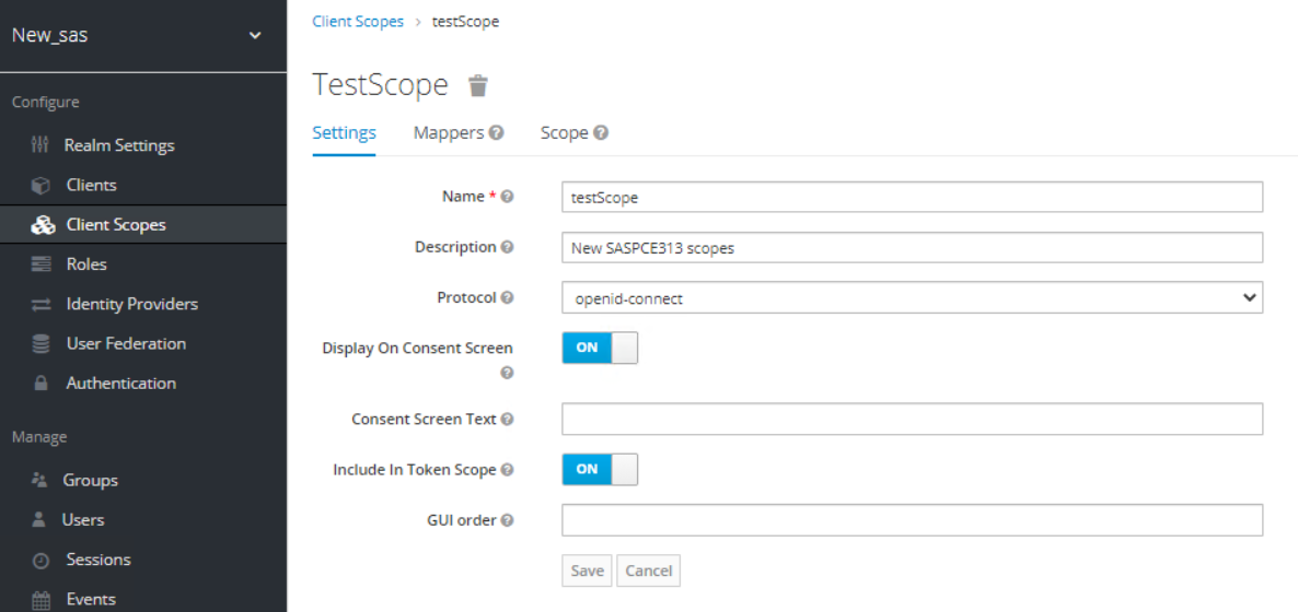 Clients Settings