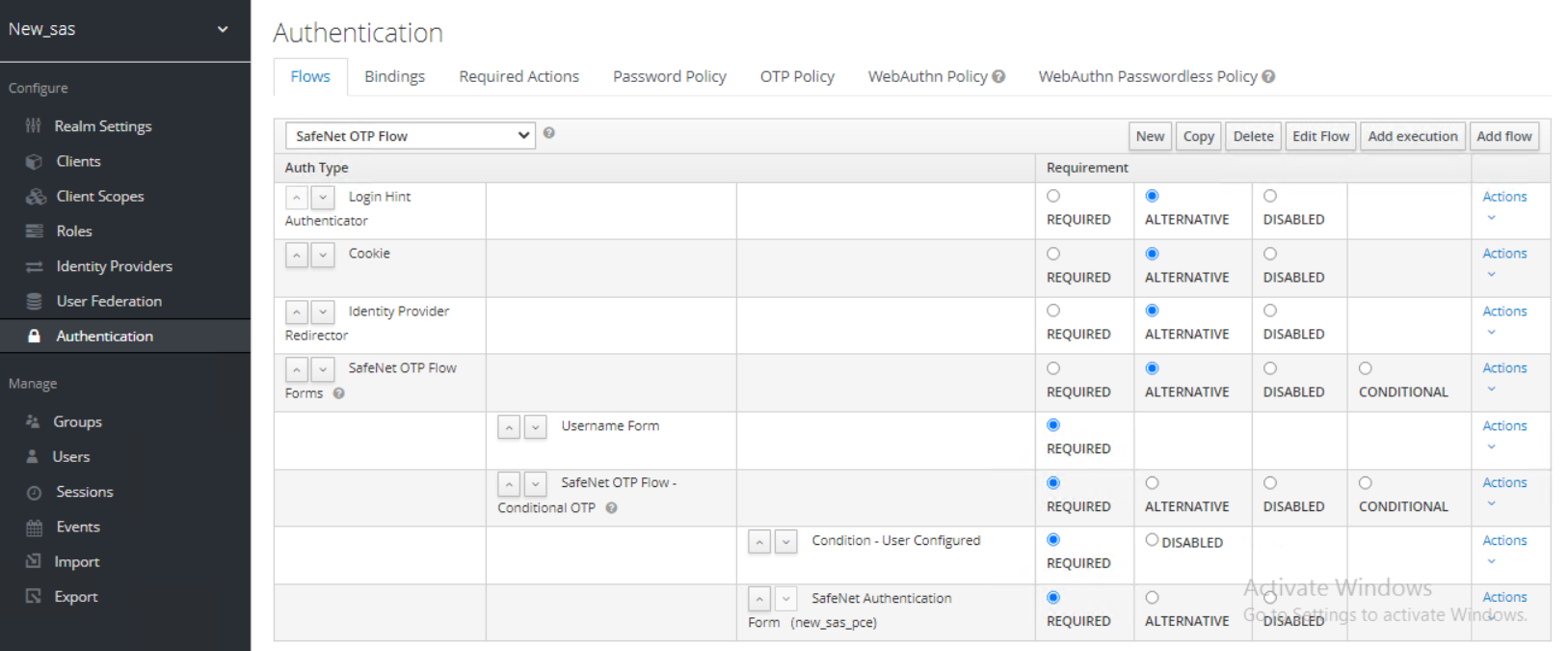 Realm Auth Flow