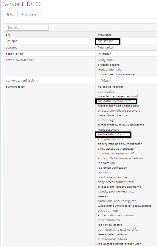 Server Info