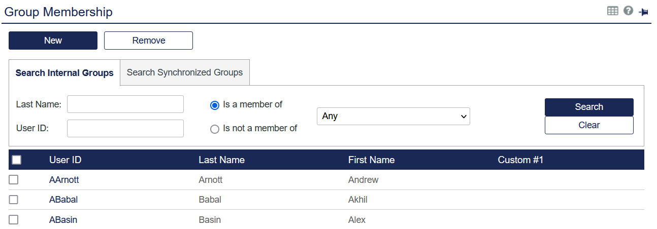 Group Membership