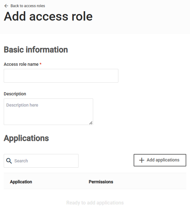 Add access role