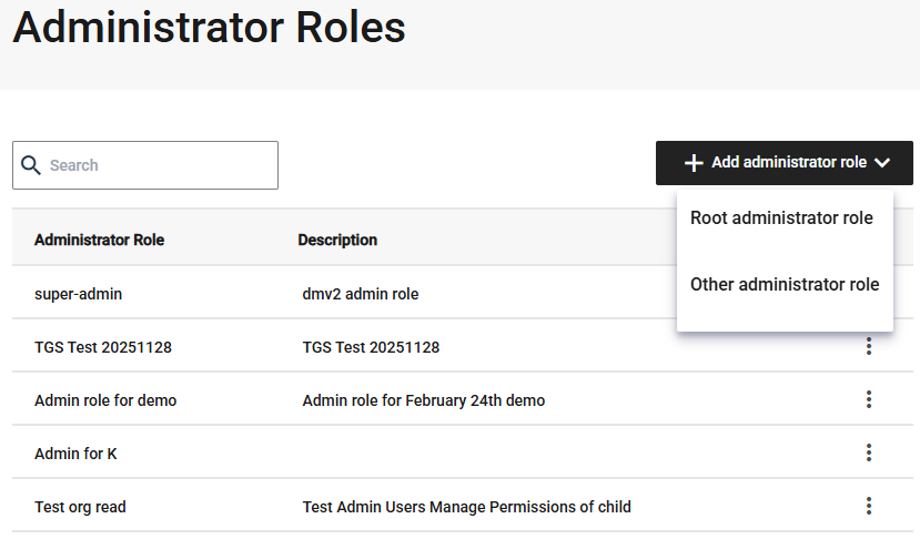 Add administrator role
