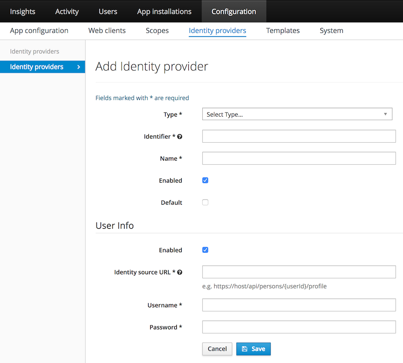 Add IDP