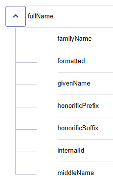 Expand the parent or complex attribute