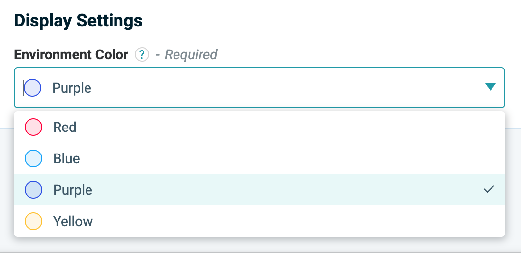 Edit Environment Color