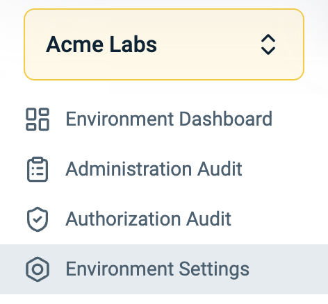 Environment Settings