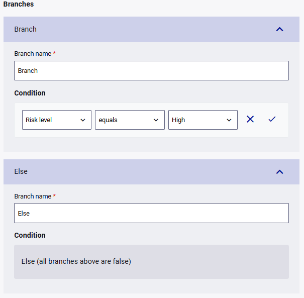 Condition expression editor