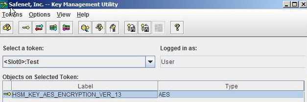 Launch KMU tool Key Management Utility Window
