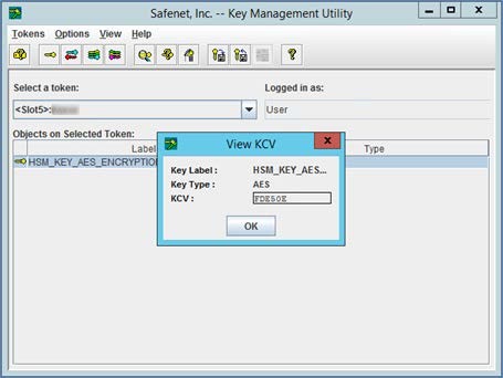 Verify KVC value KCV Popup Window