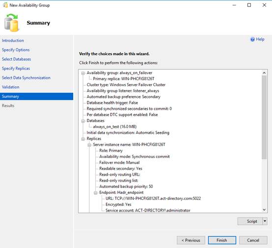 Review summary Summary Screen