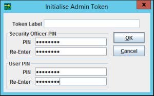 Manage Tokens popup window