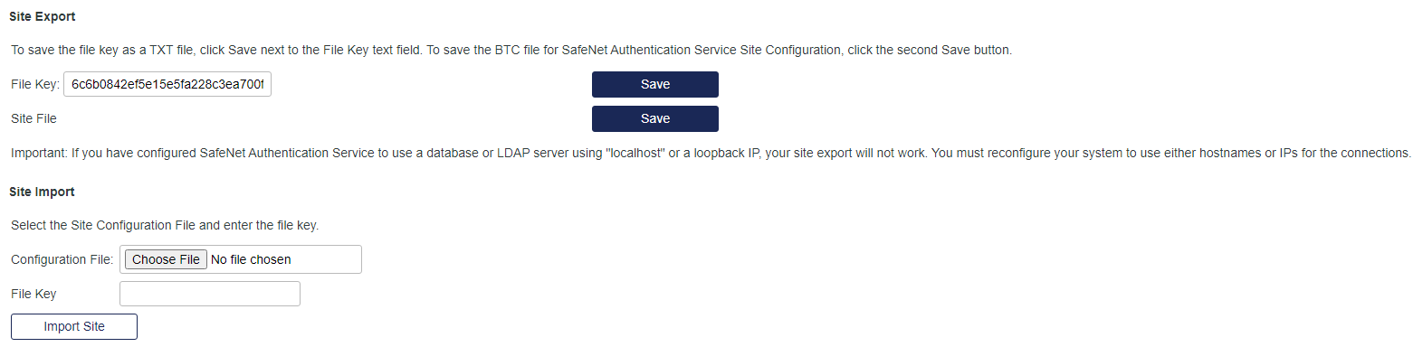 Paste the key File Key Field