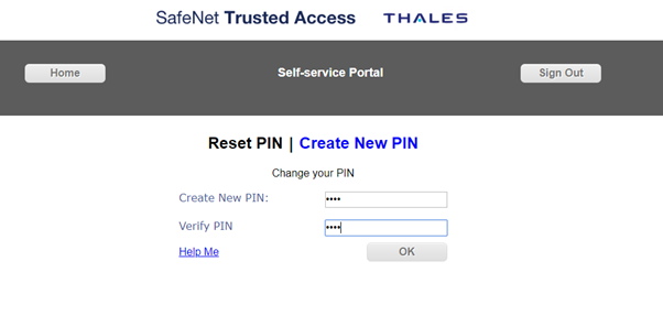 Change PIN
