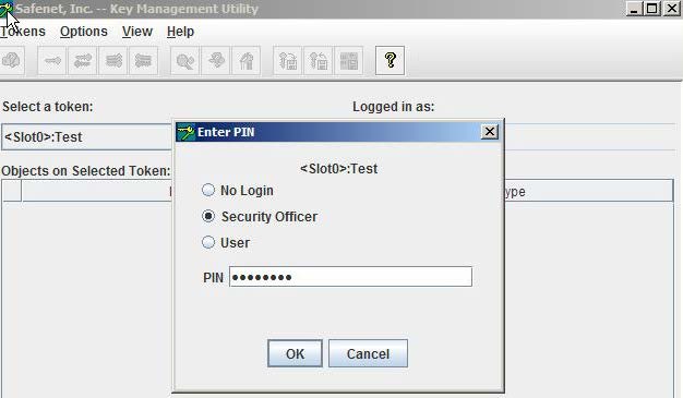Enter User Pin KMU Login