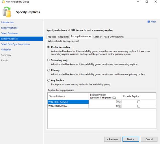 Specifying Backup Preferences Configure Backup Preferences
