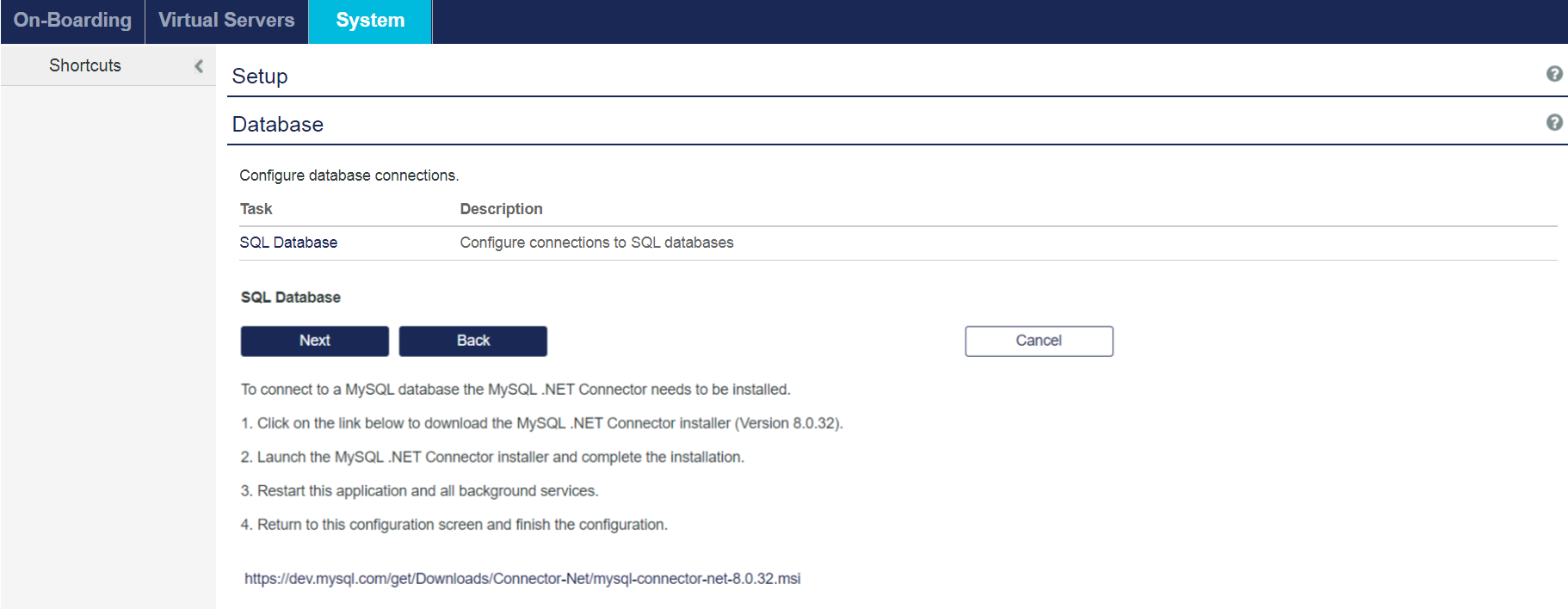 Select SQL database Provider Field