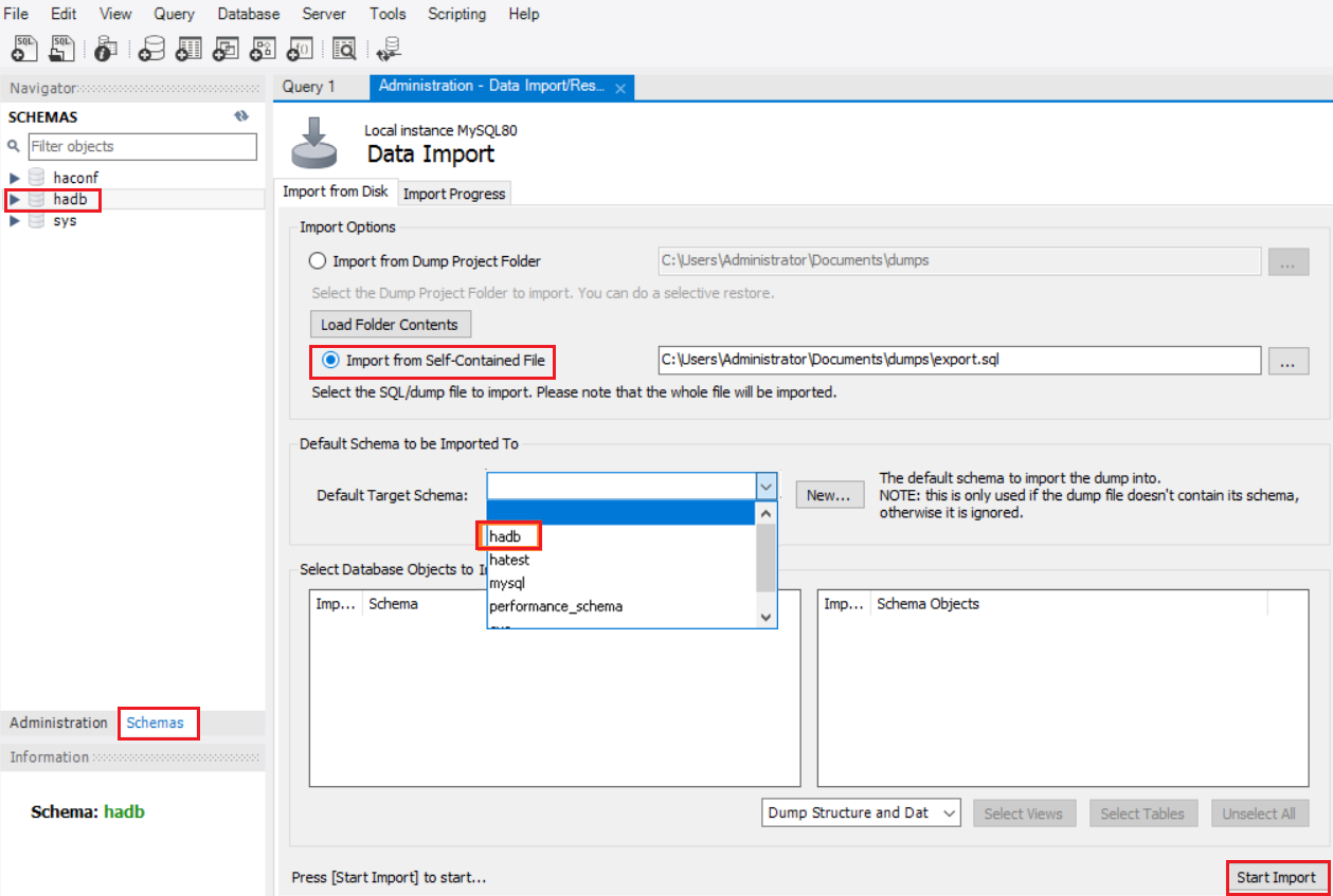 Data Import Data Import