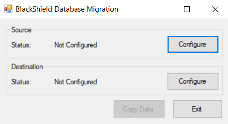 BlackShield DB Migration Window